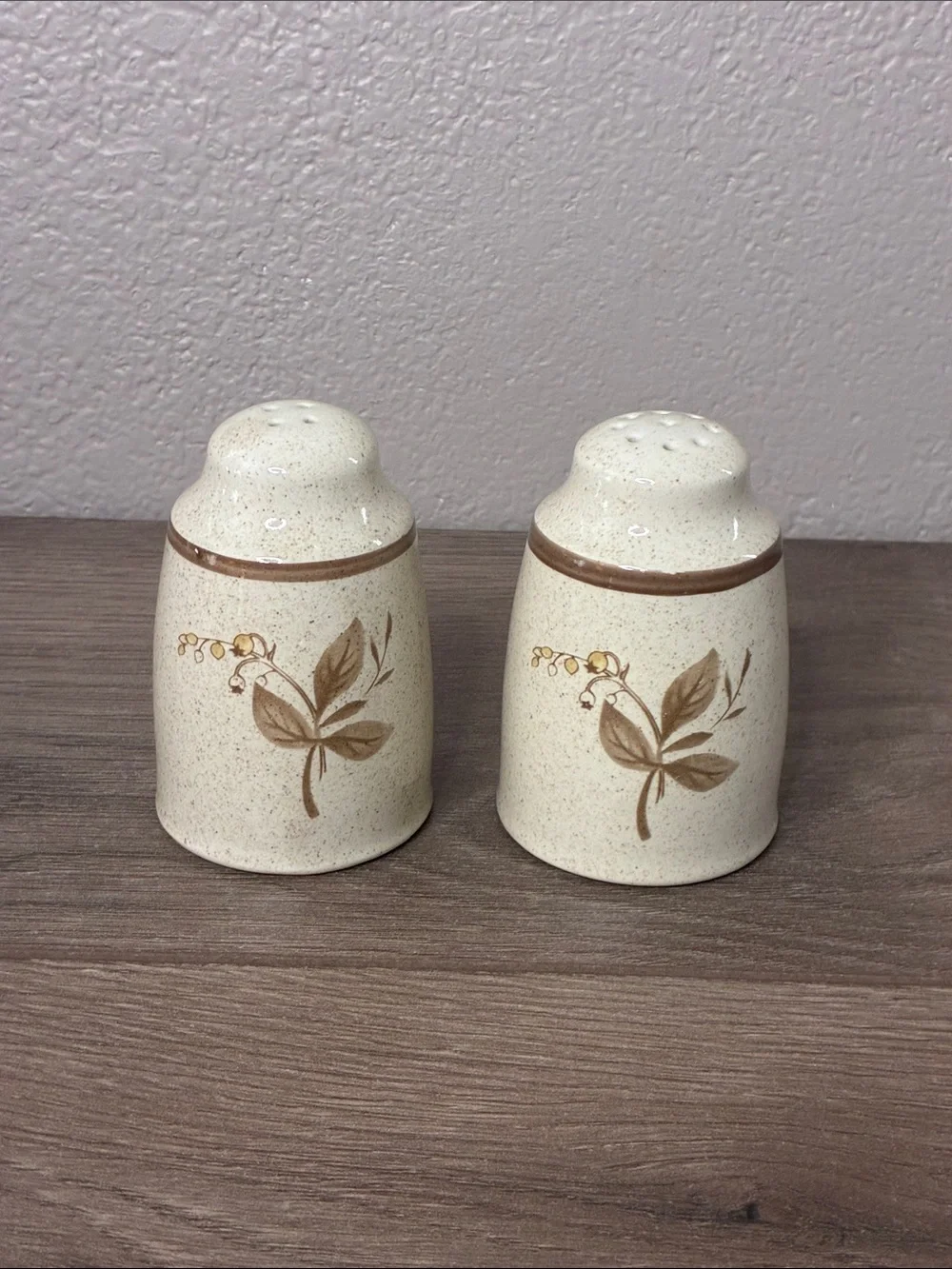 Royal Doulton Sandsprite Pattern Salt & Pepper Shakers